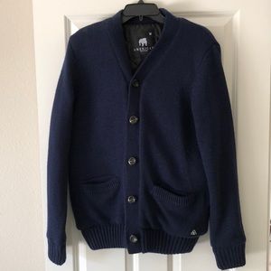 American Stitch quilted lined sweater -medium